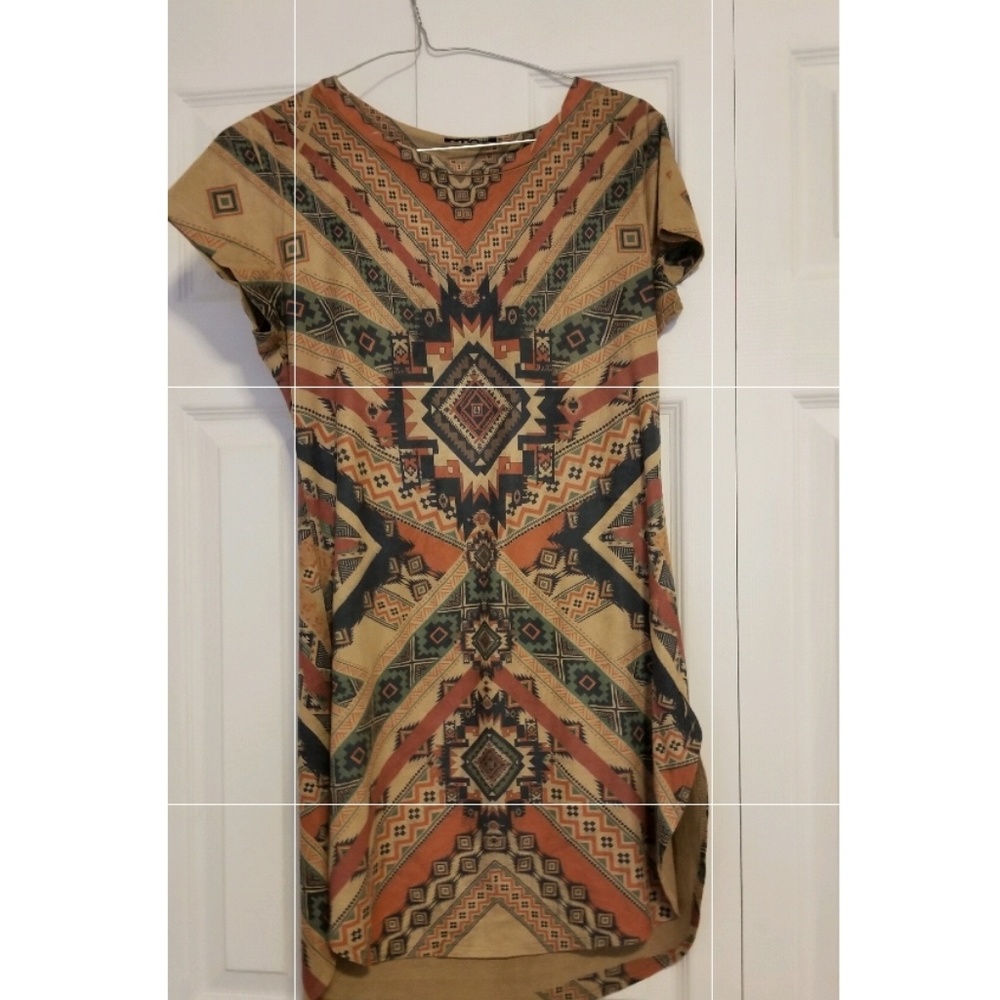 TAn Printed Cleo Tunic